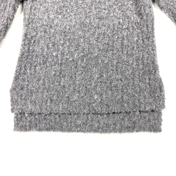 ATM Anthony Thomas Melillo chunky gray nubby knit sweater fuzzy chunky cozy XS - Picture 6 of 16